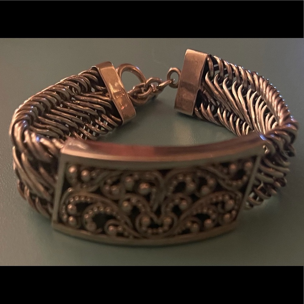 Vintage Lois Hill Twisted Filigree Bracelet